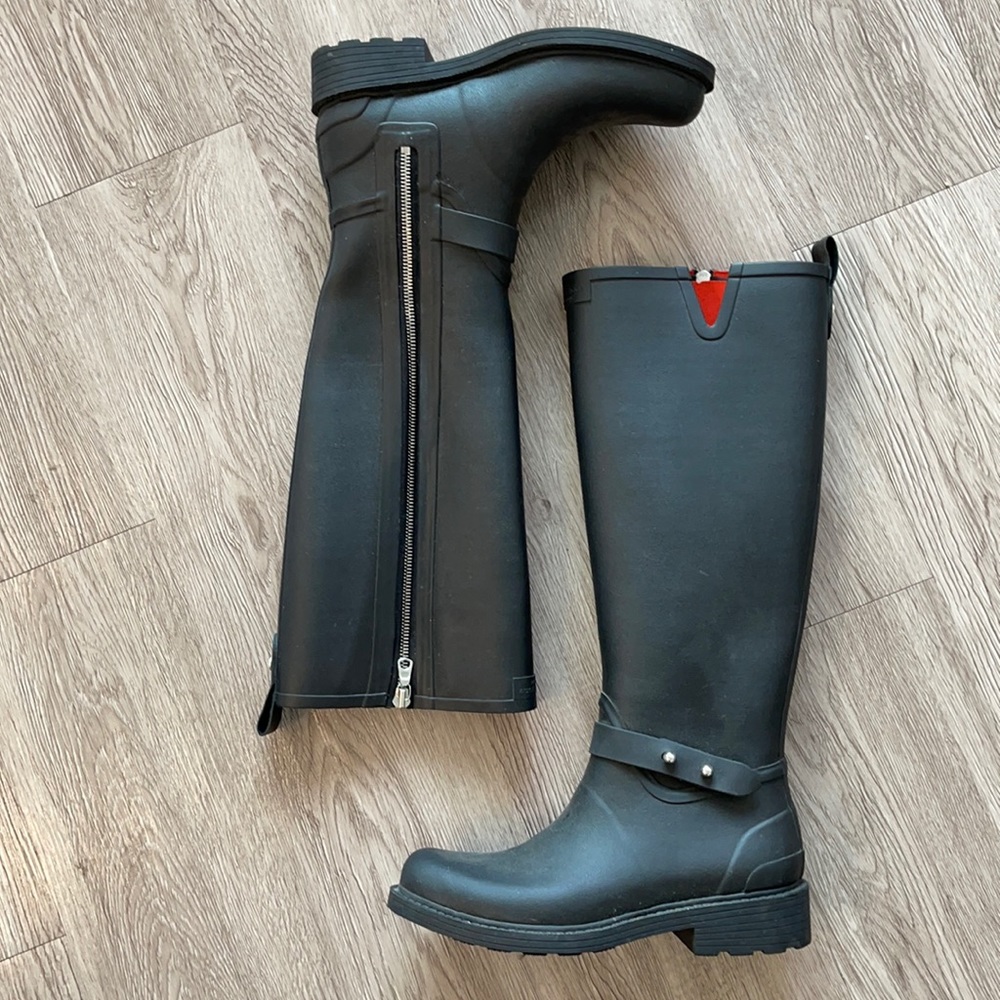 Rag & Bone Rain Boots Black